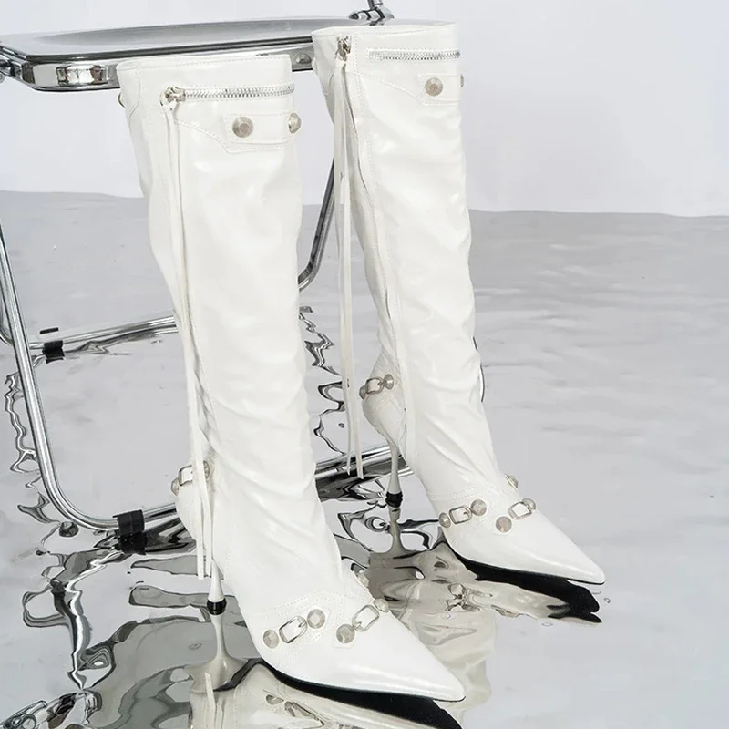 รองเท้าบูทผู้หญิงสุดเซ็กซี่ หั - Women'S Fashion Knee High Boots บทวิจารณ์และราคา