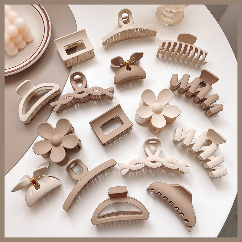 ผู้หญิงผม Claw คลิปเกาหลีกาแฟ  - Women'S Fashion Korea บทวิจารณ์และราคา