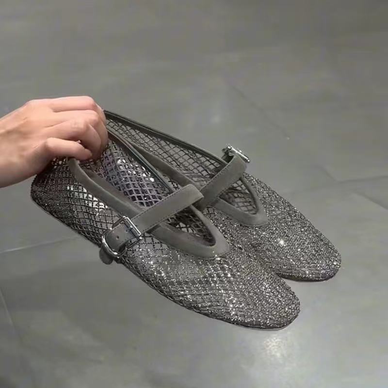 รองเท้าแตะแบบสวมประดับเพชรทรงก - Women'S Fashion Shoes บทวิจารณ์และราคา