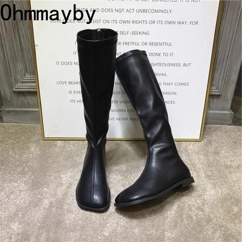 รองเท้ารองเท้าบูทยาวถึงเข่าแฟช - Women'S Fashion Knee High Boots บทวิจารณ์และราคา